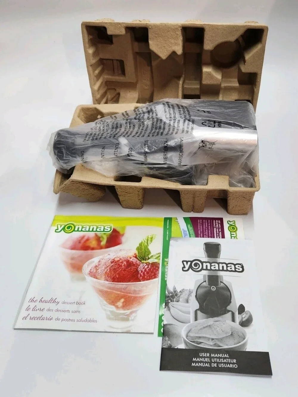 Yonanas Classic Frozen Fruit Soft-Serve Dessert Maker